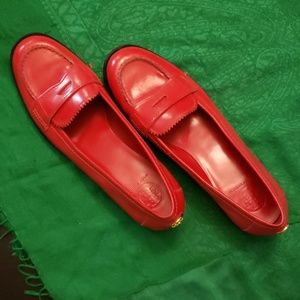 Tory Burch red loafer 9.5m